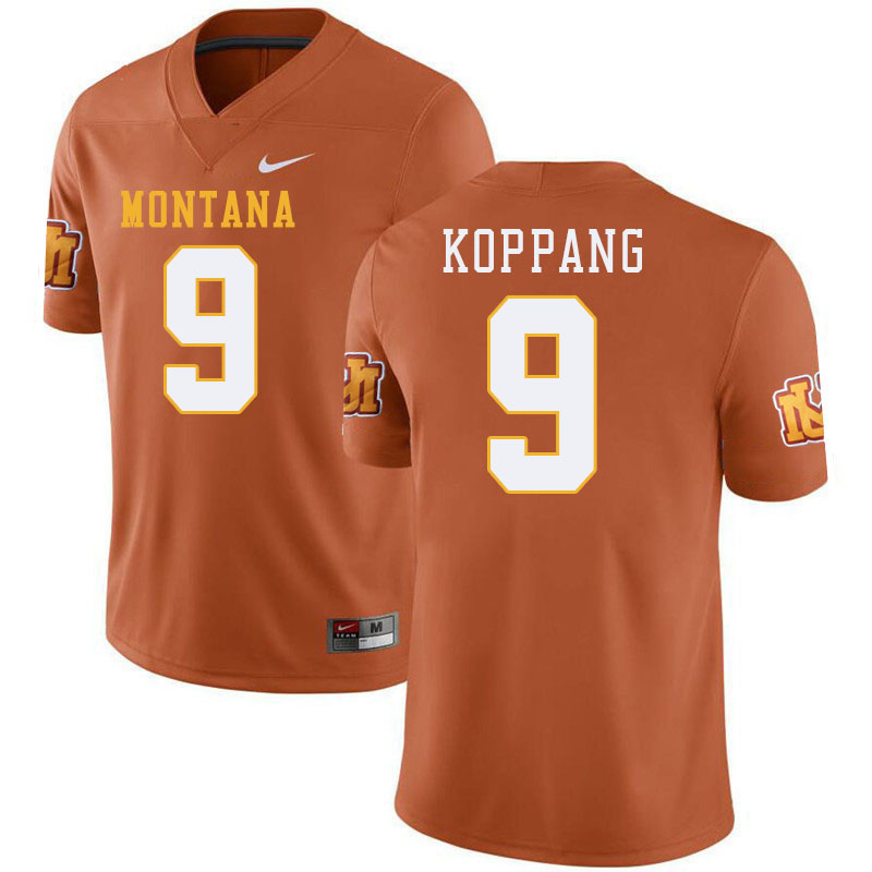 Montana Grizzlies #9 David Koppang College Football Jerseys Stitched Sale-Throwback